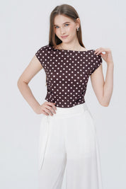 Polera Tight Mujer Café Oscuro