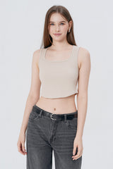 Polera Tight Mujer Beige