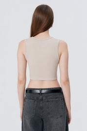 Polera Tight Mujer Beige