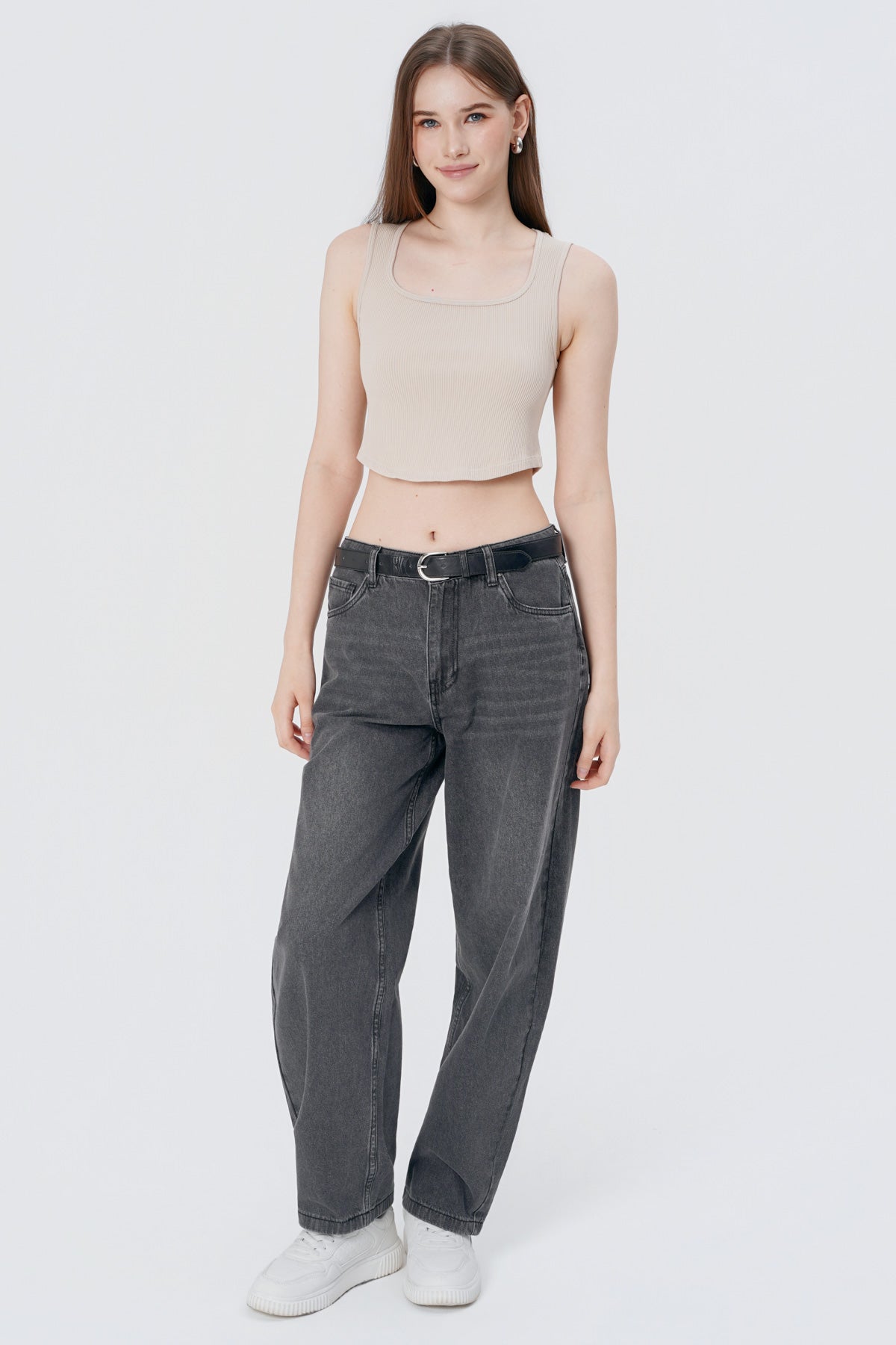 Polera Tight Mujer Beige
