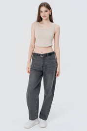 Polera Tight Mujer Beige