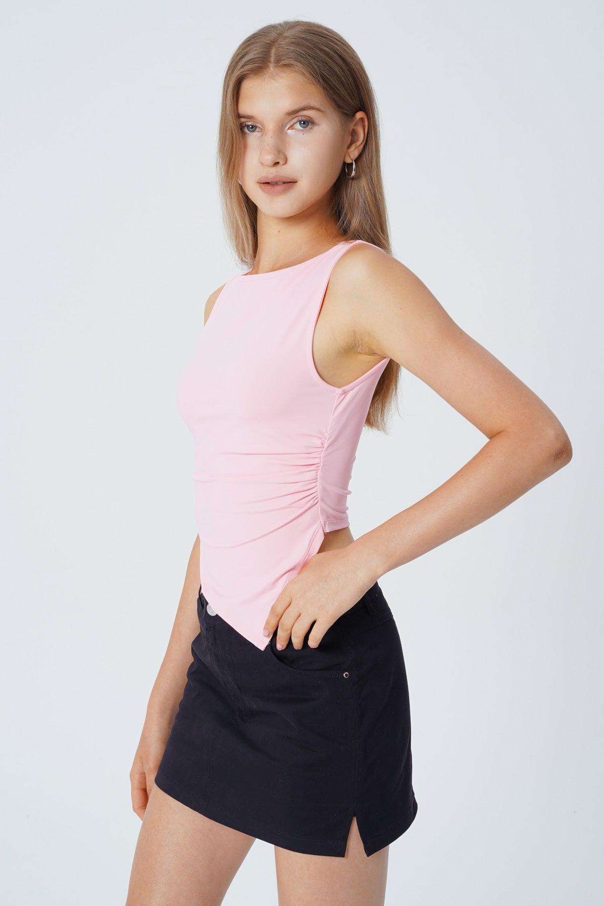 Polera Tight Mujer Coral