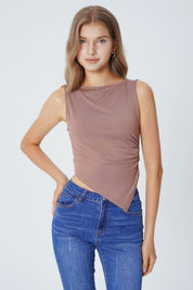 Polera Tight Mujer Café Claro
