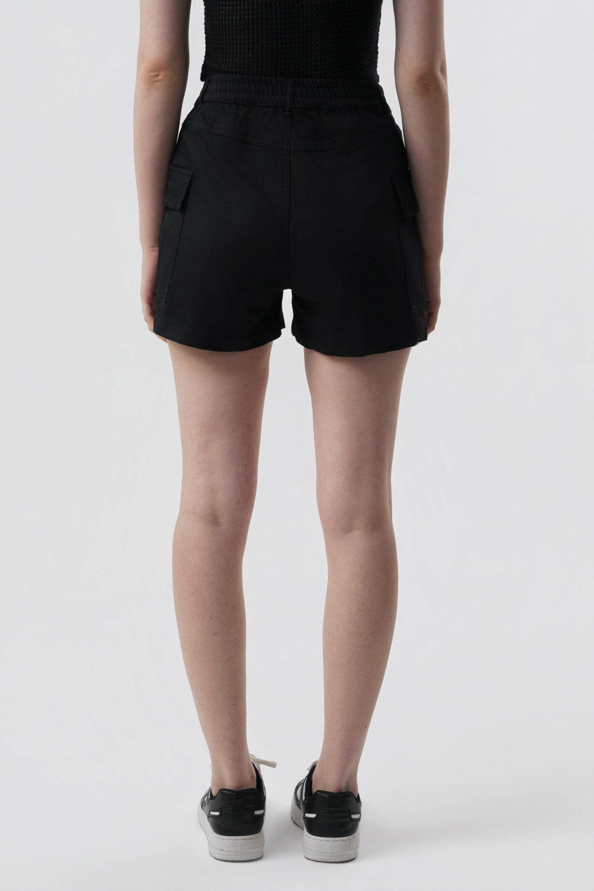 Short Calce Recto Mujer Negro