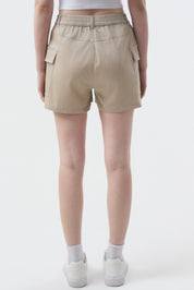 Short Calce Recto Mujer Beige