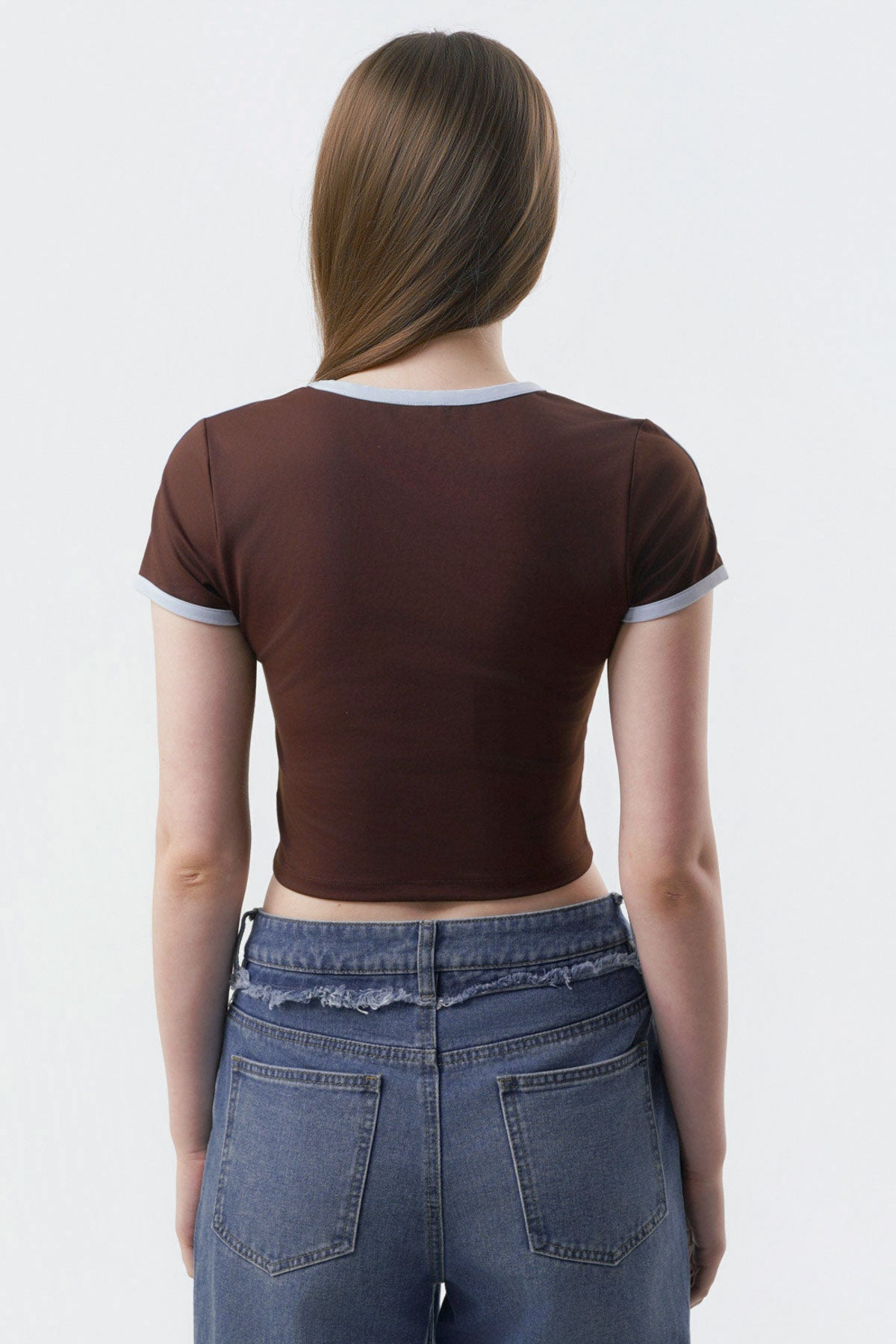Polera Mujer Slim Chocolate
