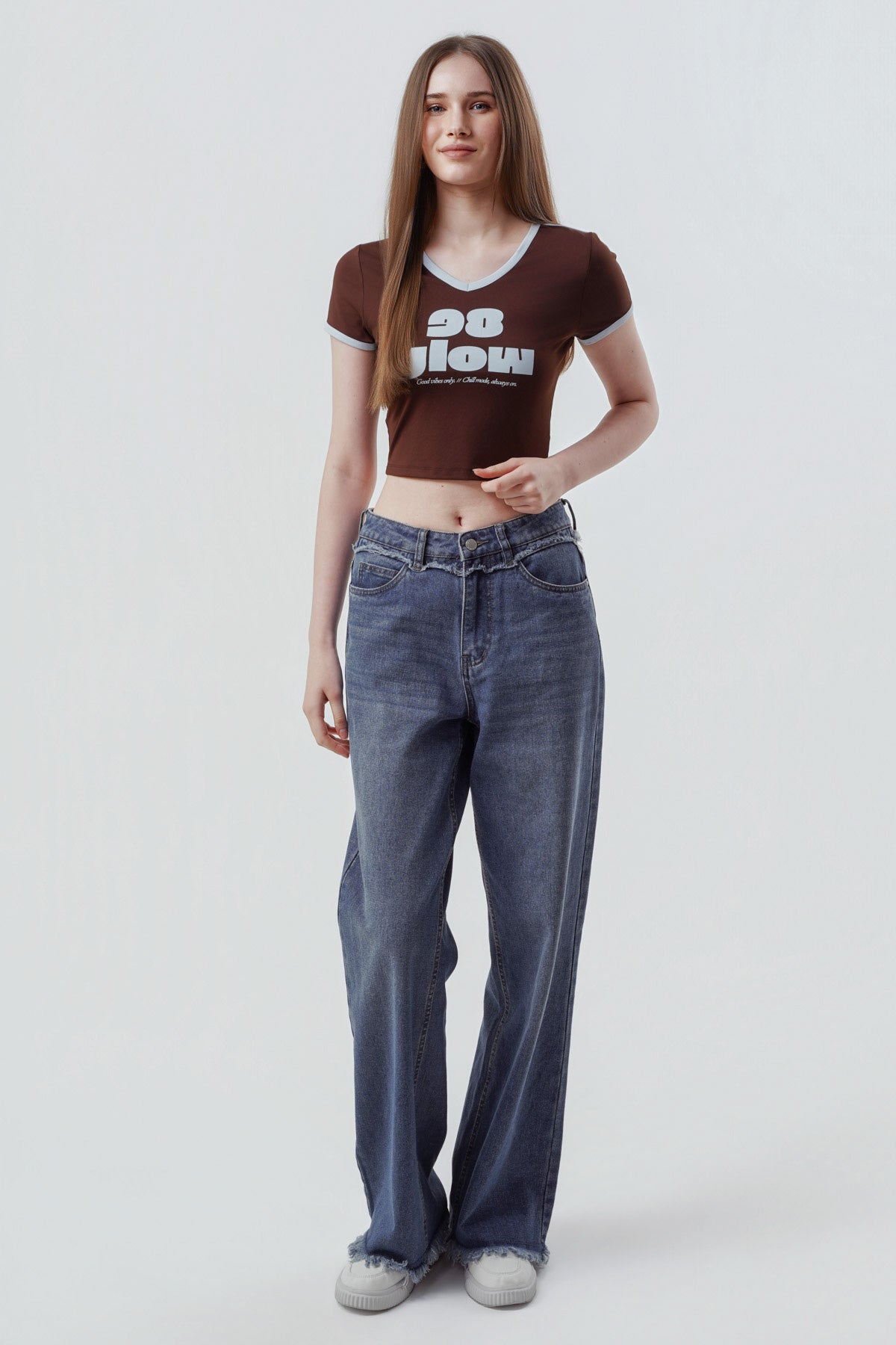 Polera Mujer Slim Chocolate