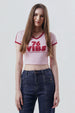 Polera Mujer Slim Rosado Claro