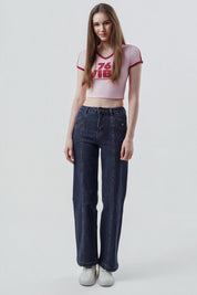 Polera Mujer Slim Rosado Claro