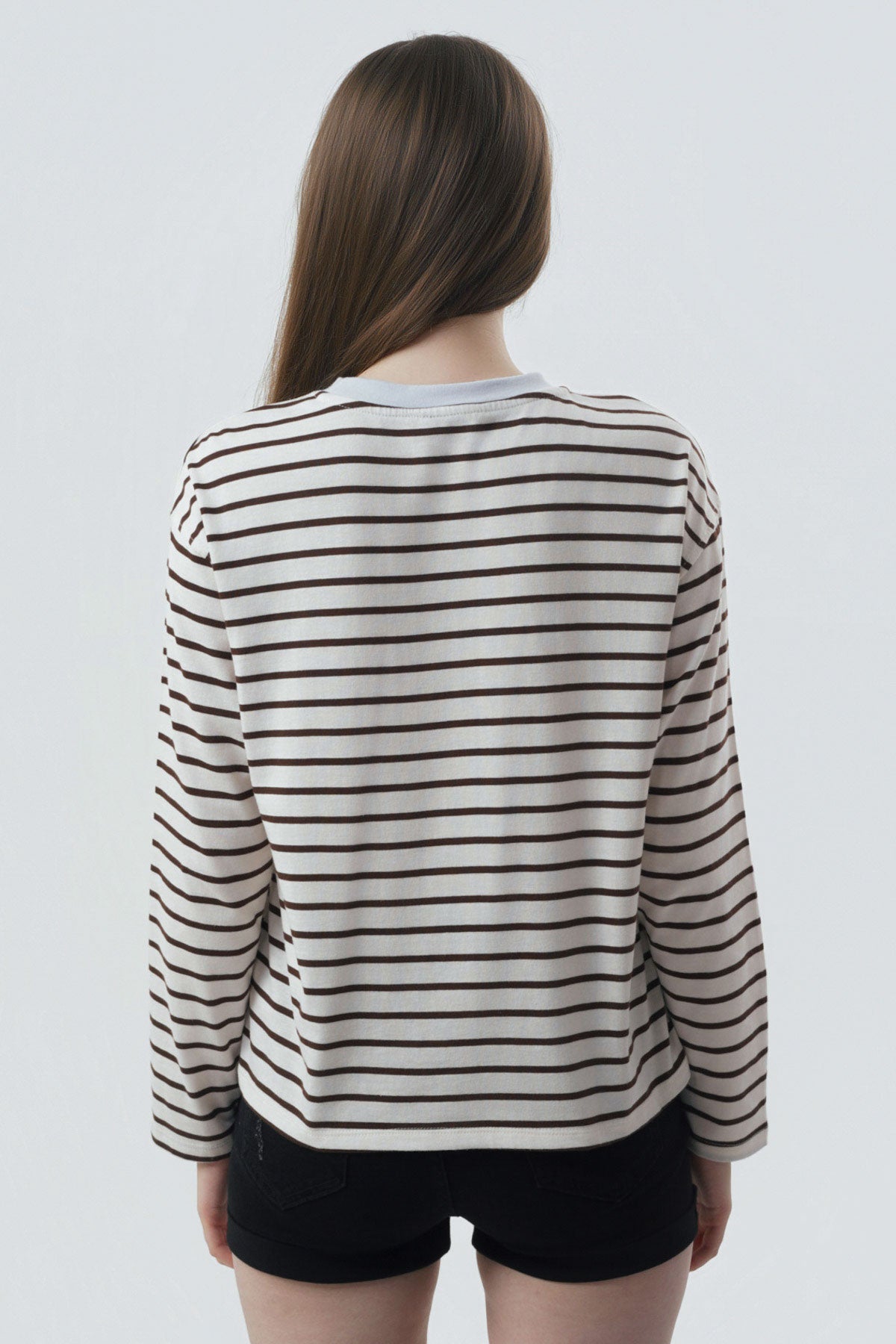 Polera Mujer Loose Chocolate