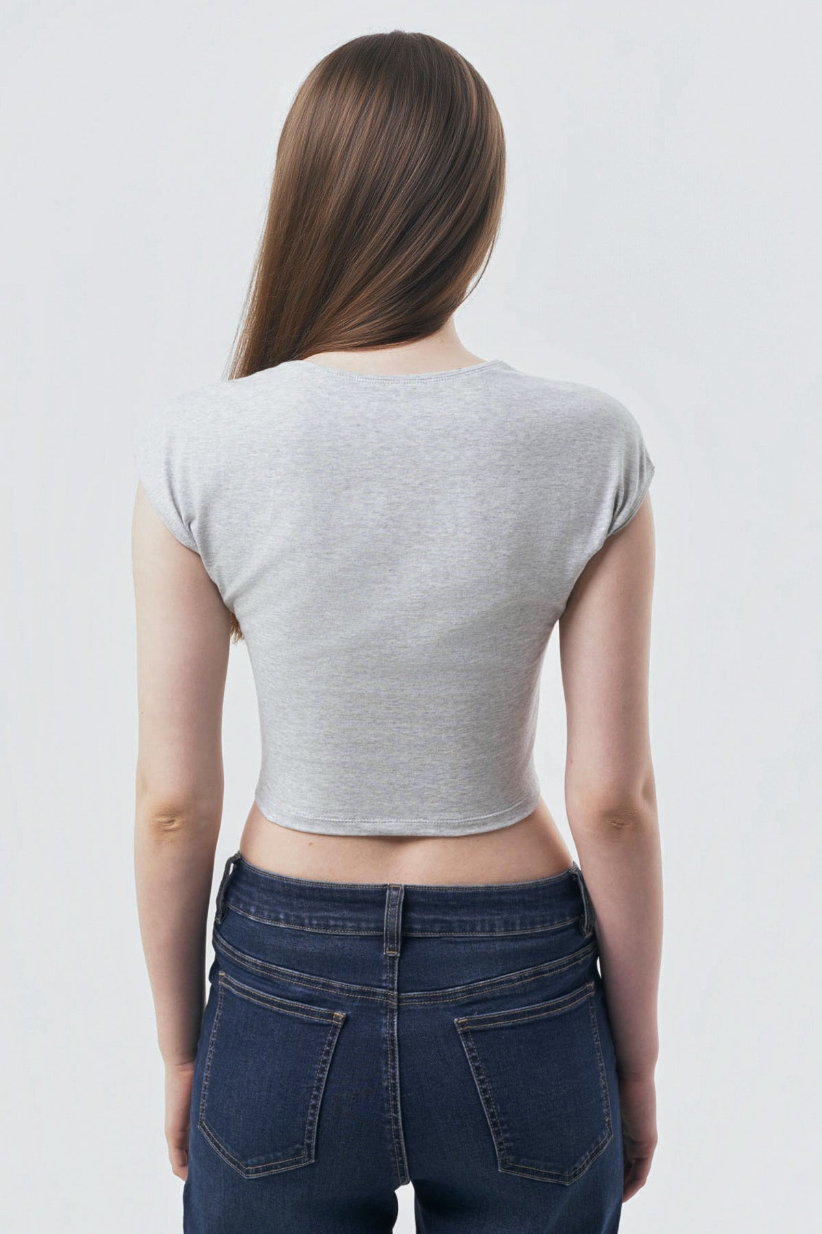 Polera Mujer Tight Gris Melange