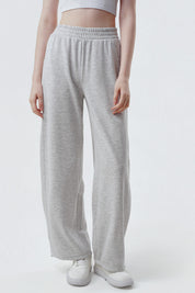 Pantalón Buzo Mujer Juvenil Gris Melange