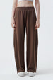Pantalón Buzo Mujer Juvenil Café Claro