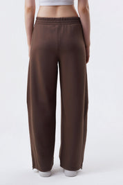 Pantalón Buzo Mujer Juvenil Café Claro