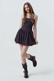 Vestido Mujer Falda Azul