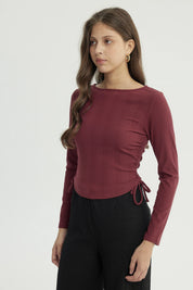 Polera Mujer Regular Rojo