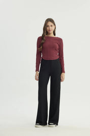 Polera Mujer Regular Rojo
