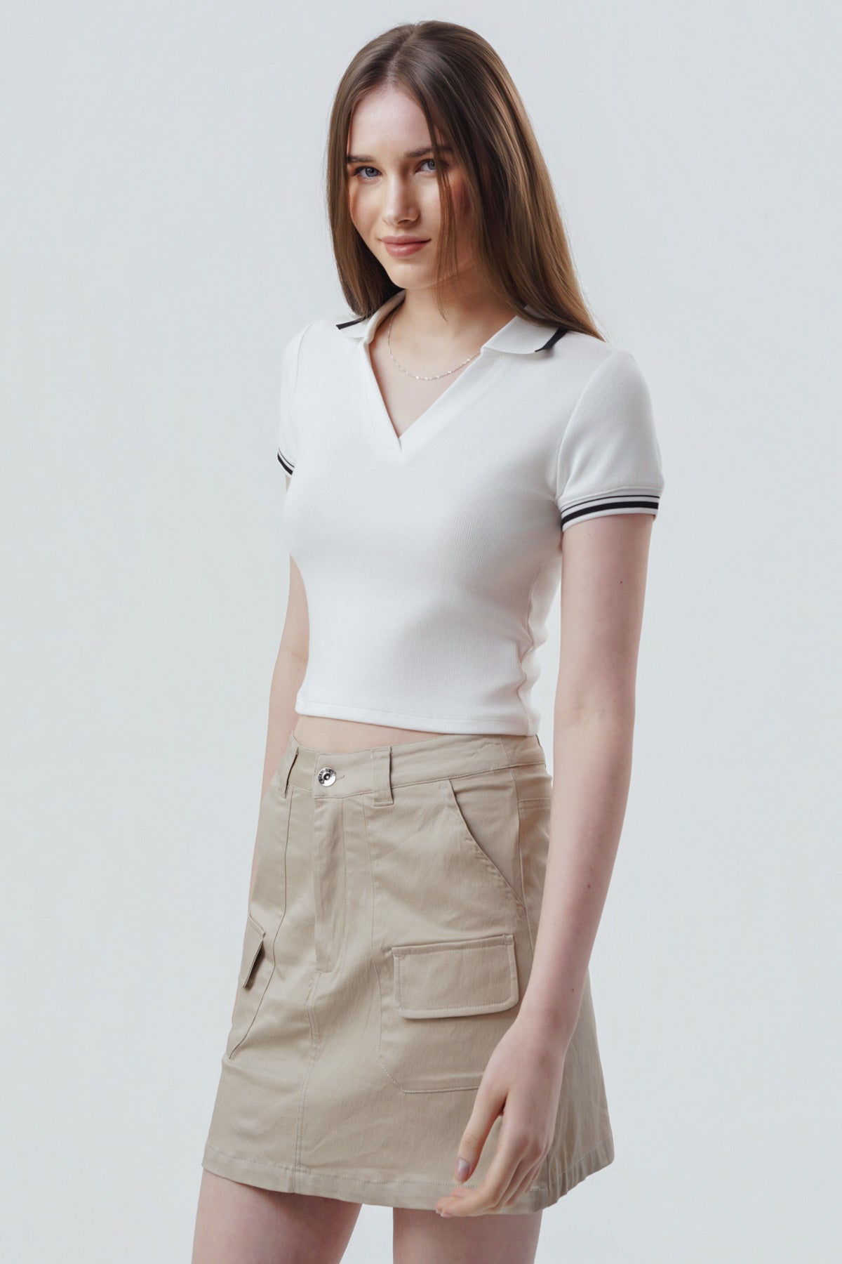 Polera Tight Mujer Crudo