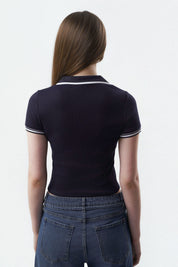 Polera Tight Mujer Azul