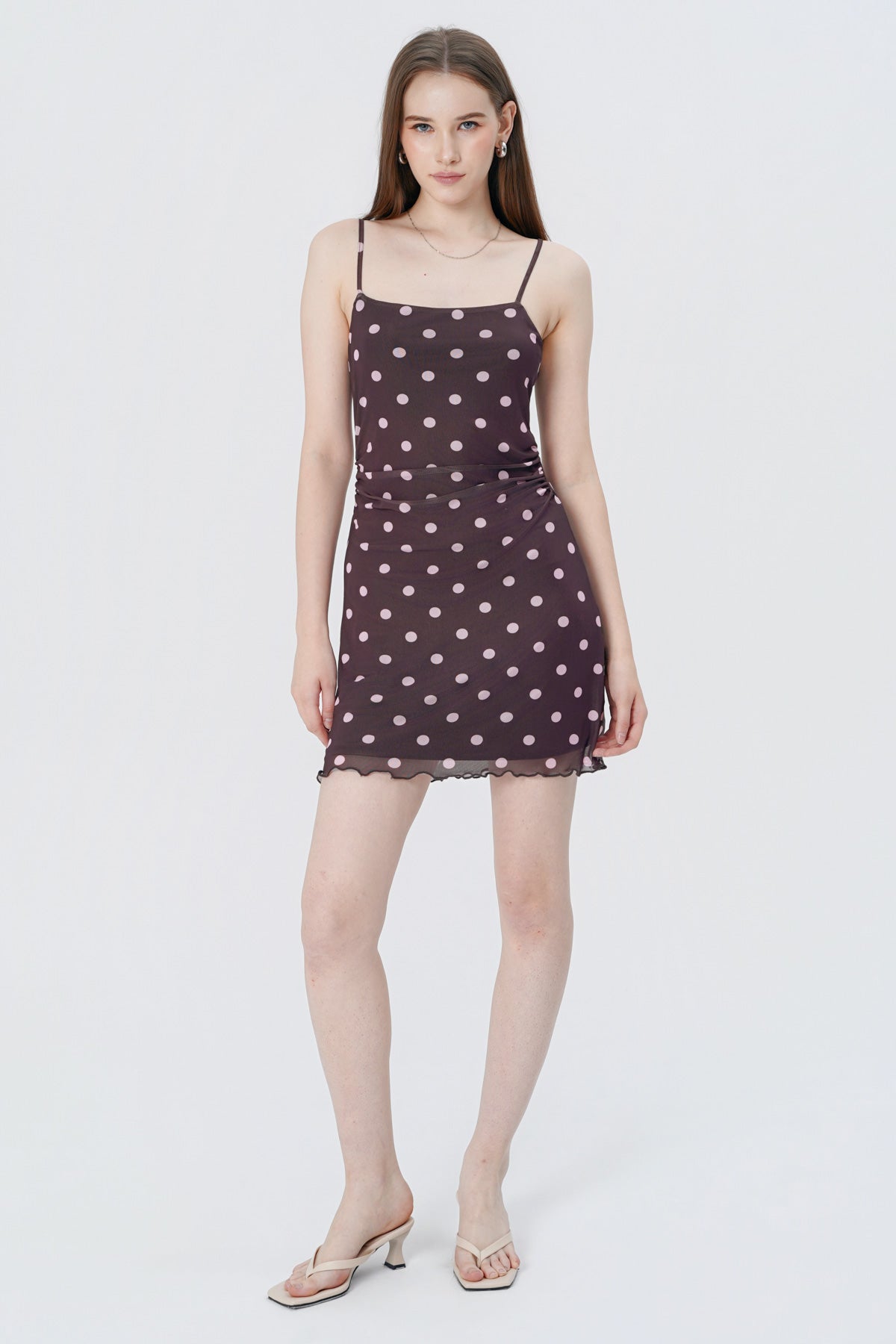 Vestido Falda Mujer Café