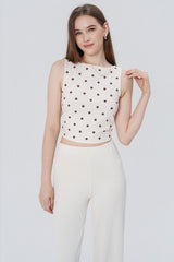 Polera Tight Mujer Crema