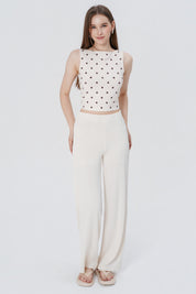 Polera Tight Mujer Crema