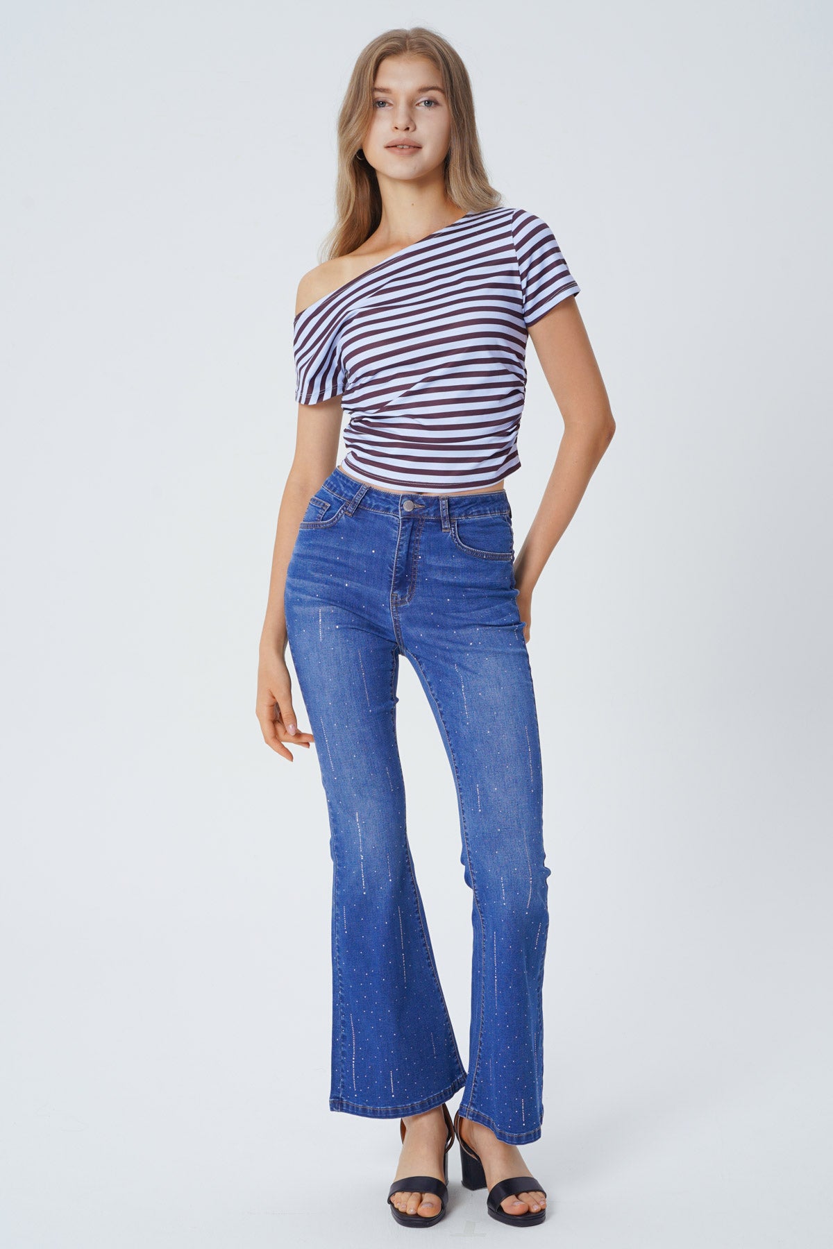 Polera Regular Mujer Celeste