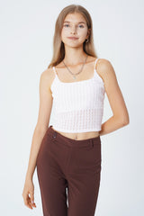 Peto Tight Sin Mangas Mujer Crudo