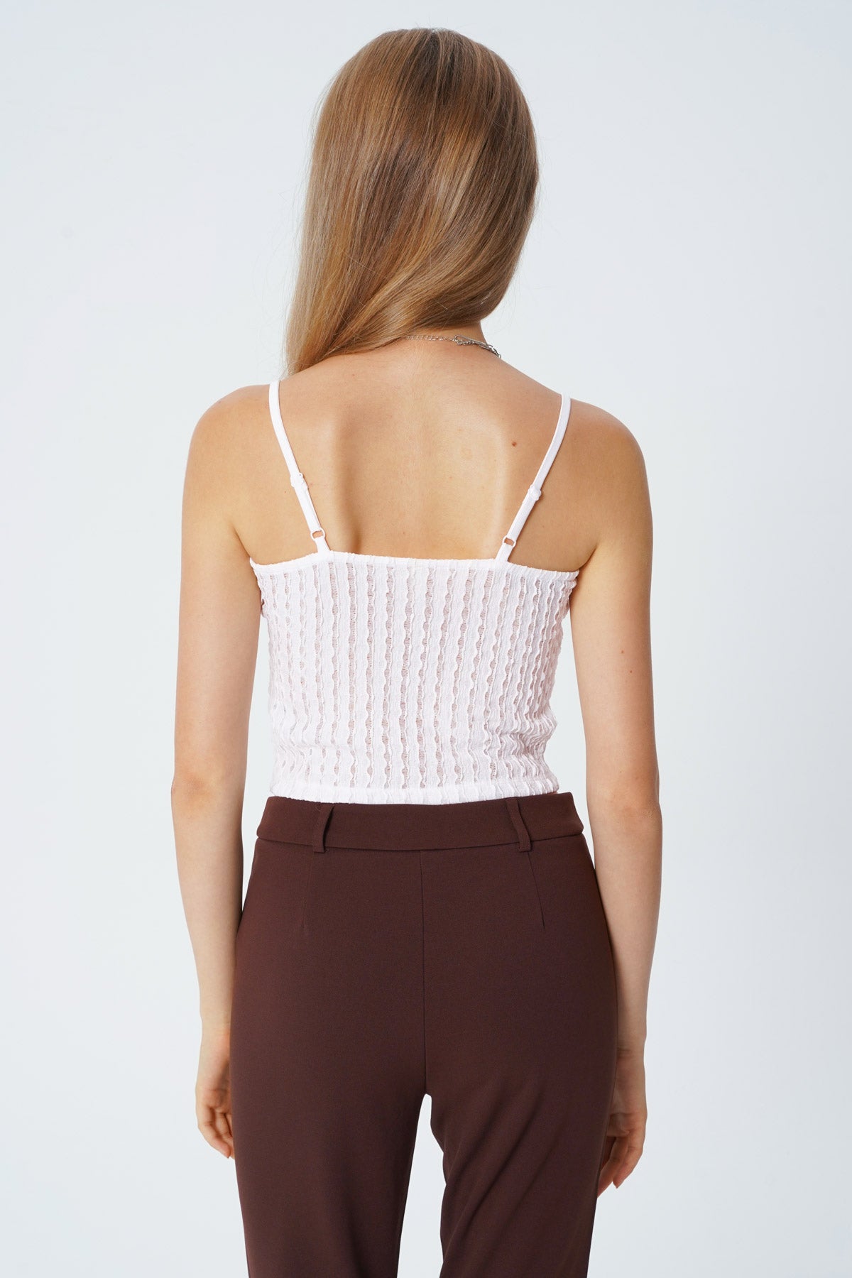 Peto Tight Sin Mangas Mujer Crudo