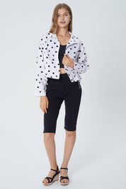 Chaqueta Loose Mujer Blanco