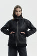 Chaqueta Mujer Slim Cuello Camisero Negro