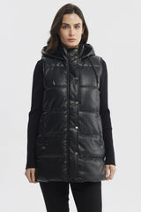 Parka Mujer Slim Negro