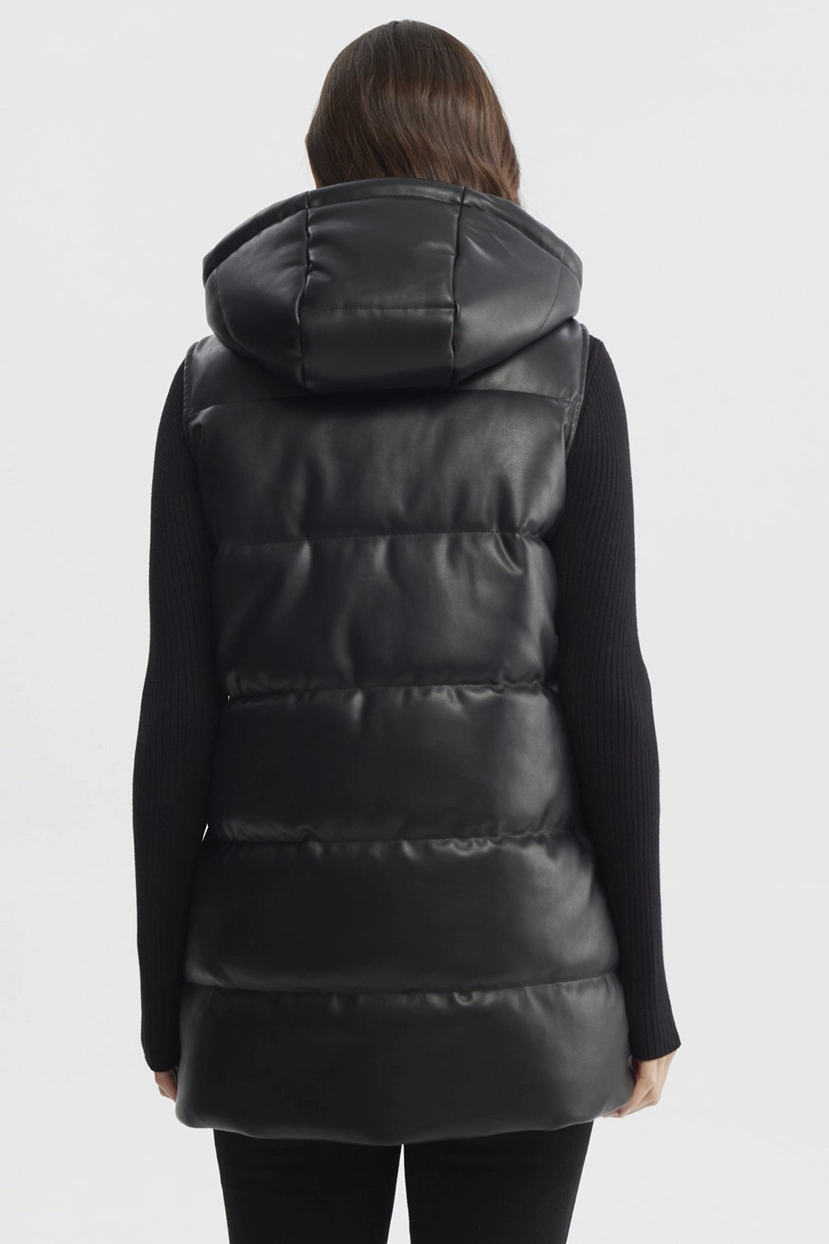 Parka Mujer Slim Negro