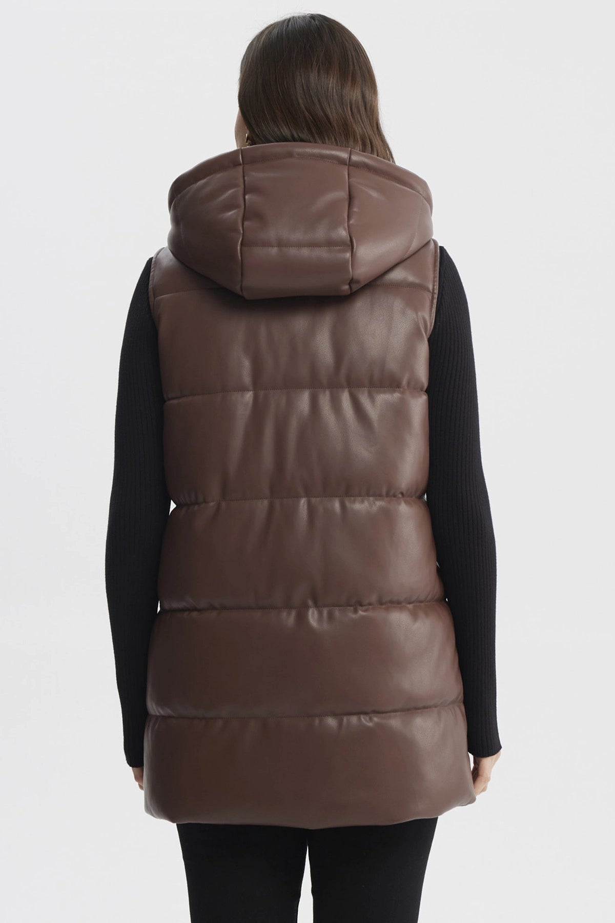 Parka Mujer Slim Café Claro