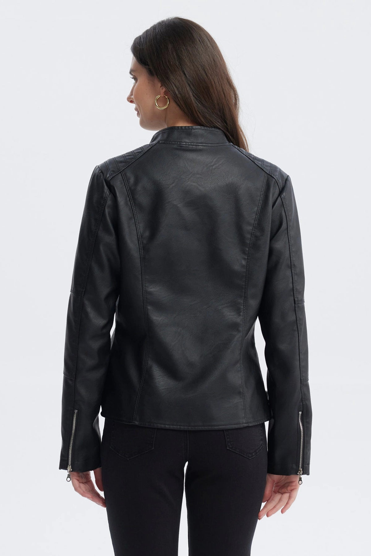 Chaqueta Mujer Ajustado Negro