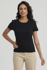 Polera Mujer Básico Lisa Negro