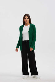 Chaleco Mujer Estilo Verde Botella
