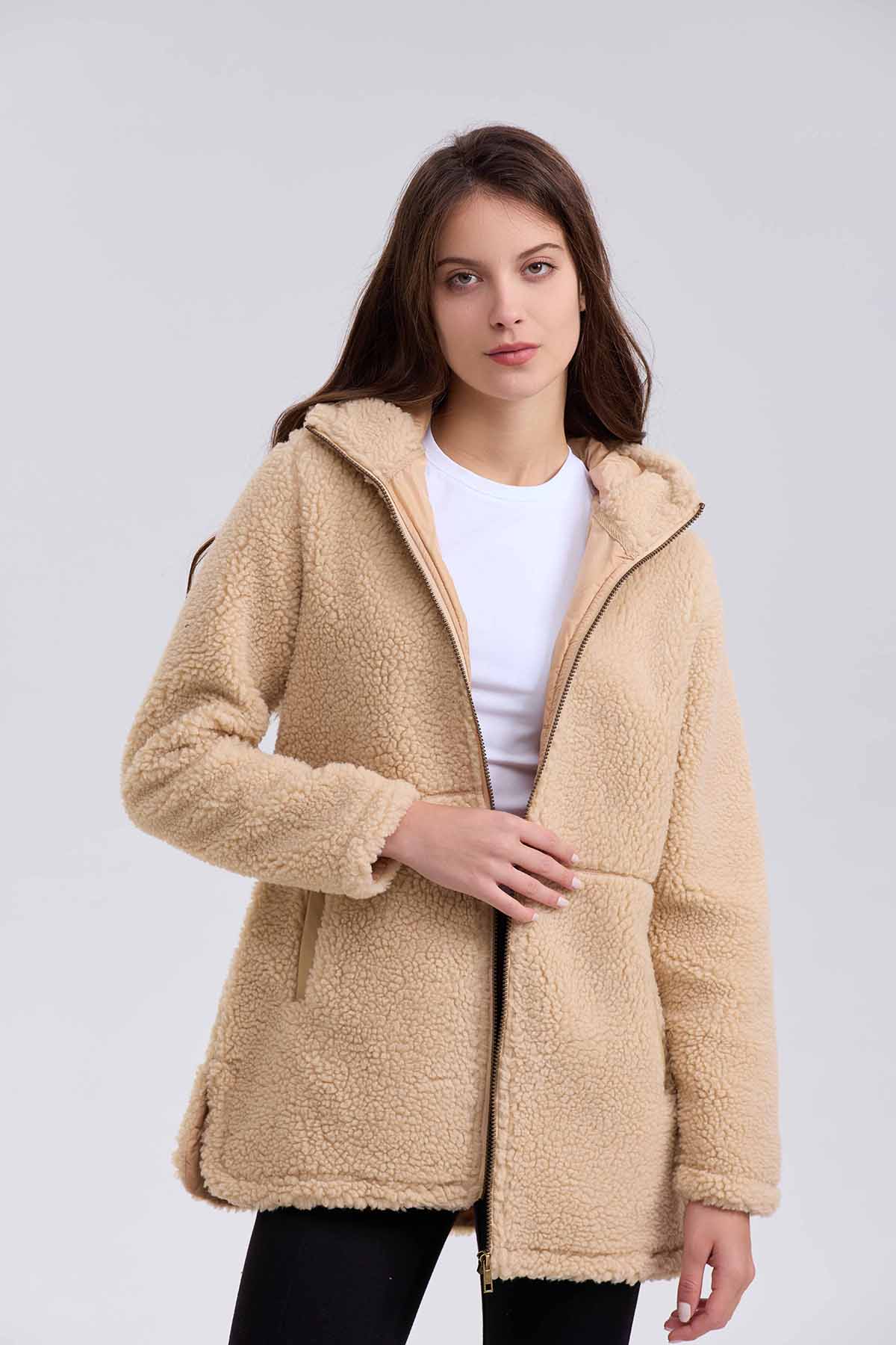 Polar Mujer Tipo Chaqueta Arena