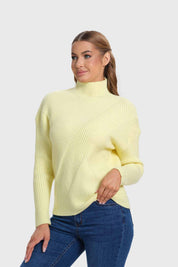 Sweater Mujer Textura Amarillo