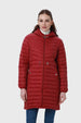 Parka Mujer Modelo Largo Rojo