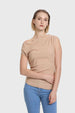 Polera Mujer Asimétrico Beige