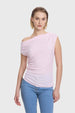 Polera Mujer Asimétrico Rosado