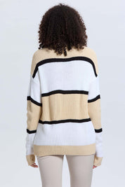 Sweater Mujer Bloques Beigev