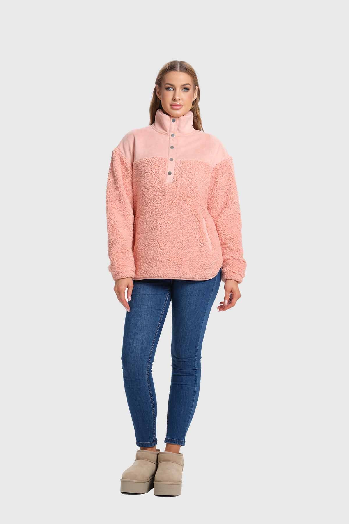 Polar Mujer Corderito Rosado