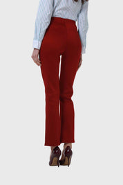 Calza Mujer Pelo Interior Pret Rojo