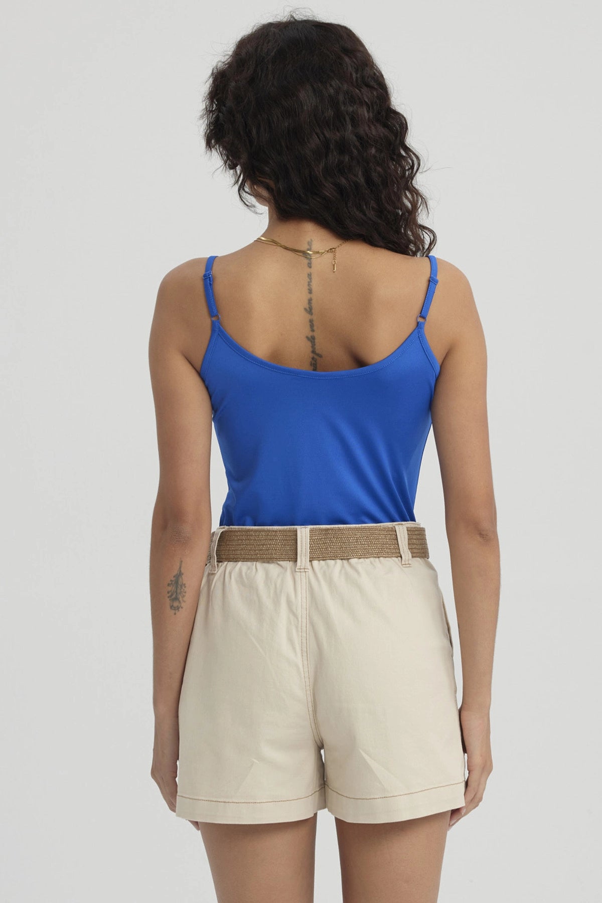 Peto Mujer Pabilo Básico Liso Azulino