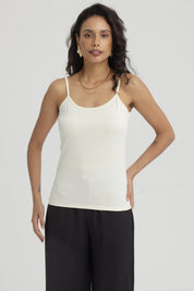 Peto Mujer Pabilo Básico Liso Crema