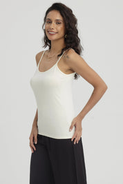 Peto Mujer Pabilo Básico Liso Crema