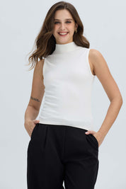 Polera Mujer Rib Crudo