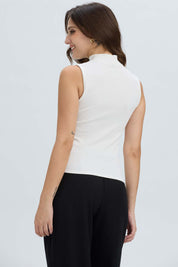 Polera Mujer Rib Crudo